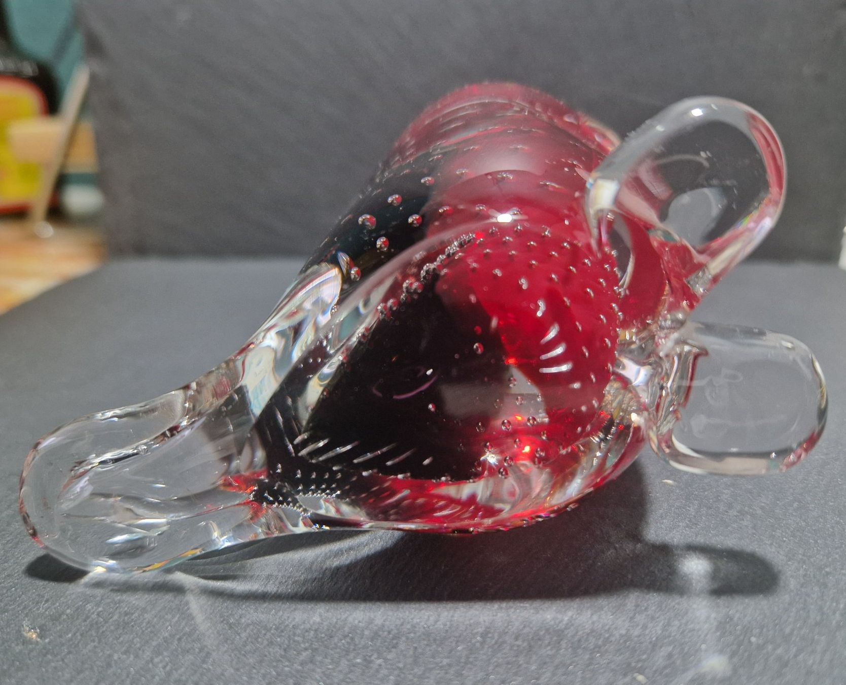 Murano Statuette: Murano Glas Figur Pelikan – Usato da Winterthur venduto da Sadega 4