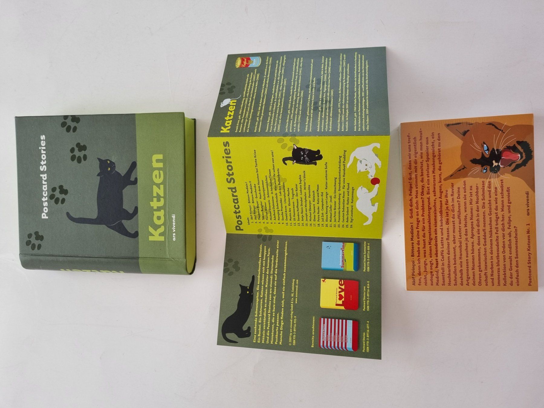 Cartoline: Katzen Geschichten 25 Postkarten Buch  originalverpackt – Usato da Opfikon venduto da Diversamente 5