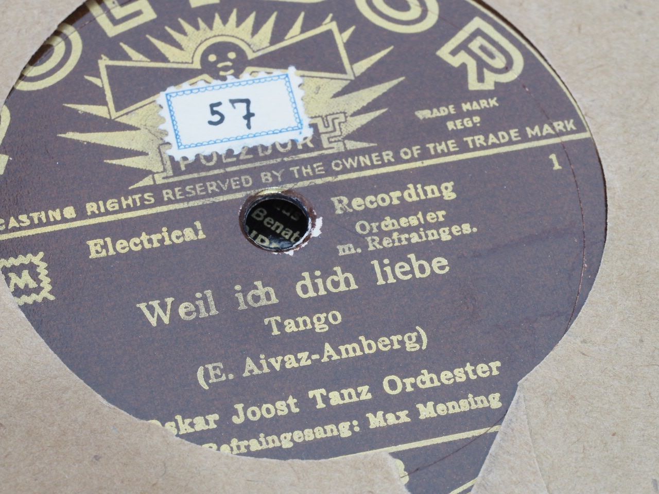 Vinyles: DISQUES 78 TOURS – D'occasion à Lausanne par Leag 7