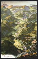 Travers /Val de Travers, das Tal aus der