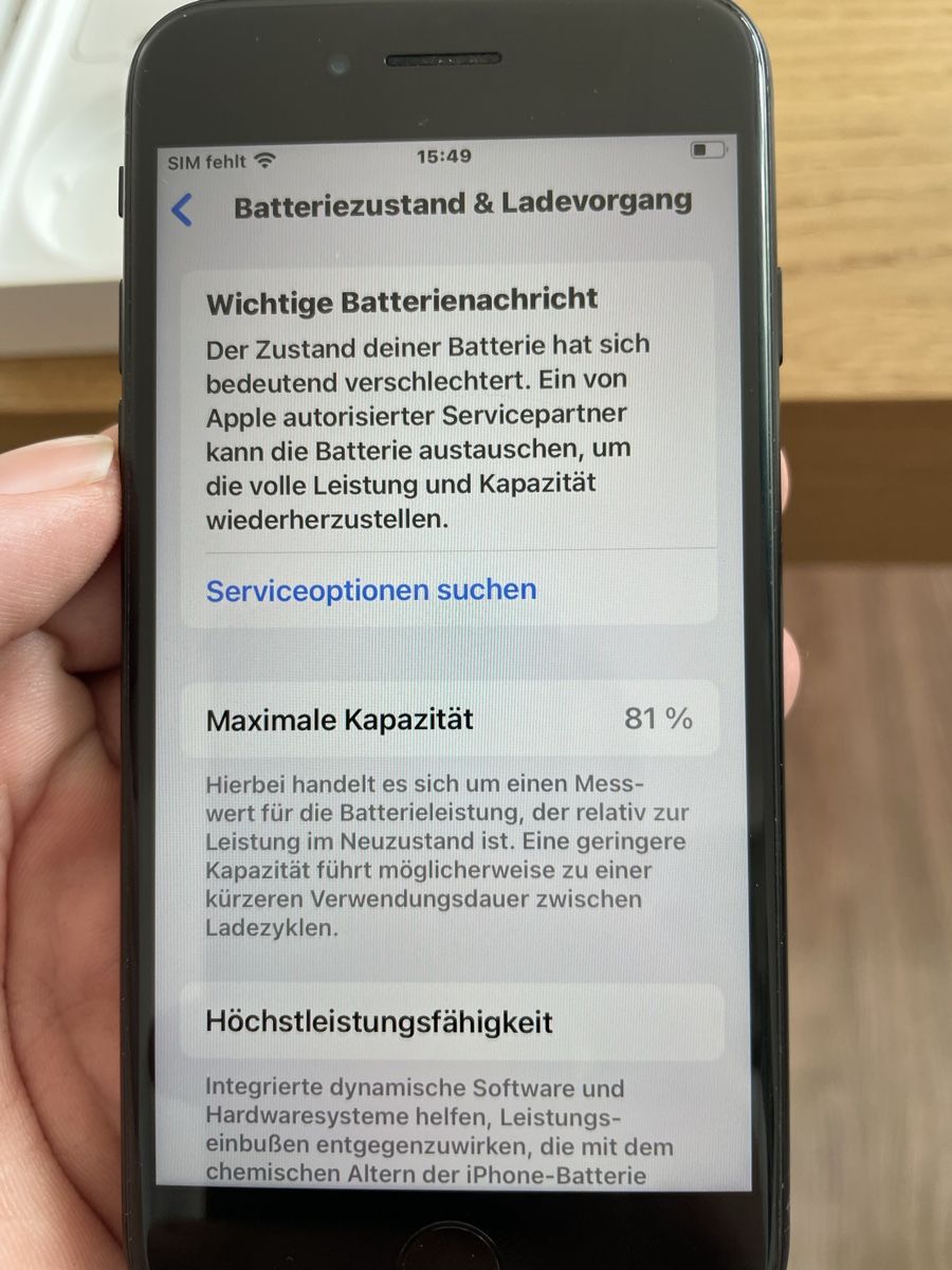 Apple Telefoni cellulari / Smartphones: iPhone SE 128GB – Usato da Rümlang venduto da pio_92xb 5