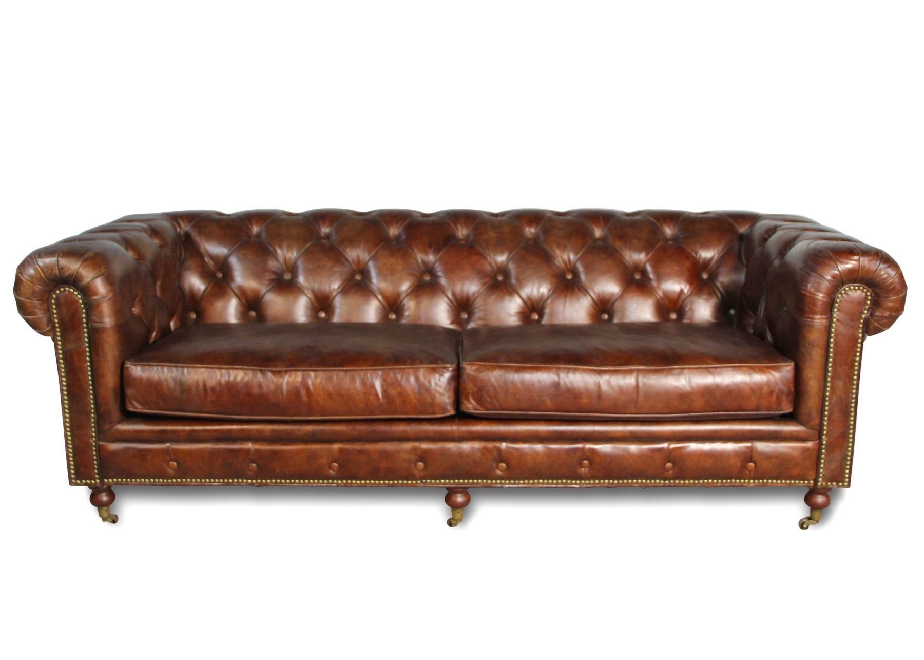 Divani: Chesterfield Sofa aus Leder, der grosse Klassiker britischer – Nuovo e nell'imballaggio originale da Cressier FR venduto da Cazadeco 3