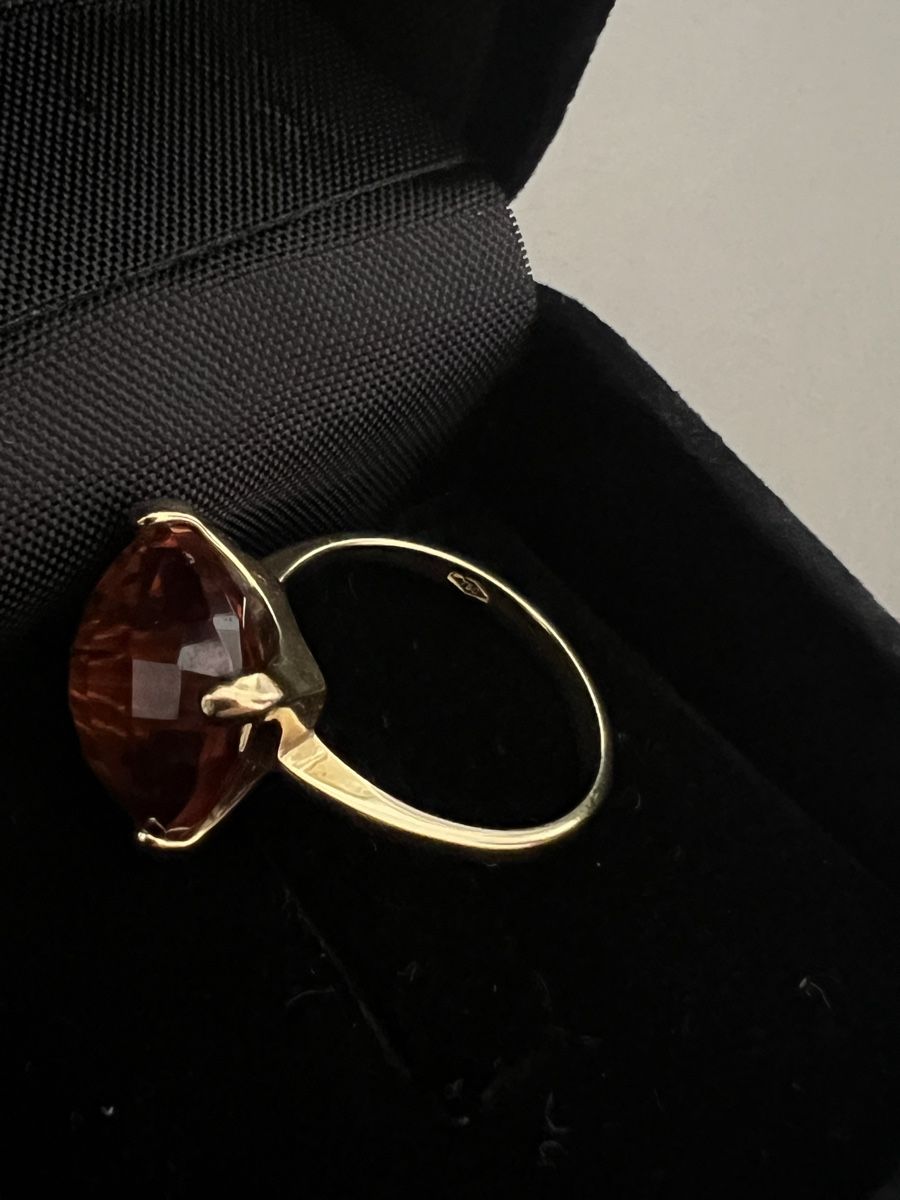 Bagues: Goldring mit wunderschönem Stein – D'occasion à Zürich par nabisco 1