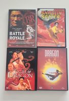 Lot de 4 DVDs d'action asiatique, arts martiaux
