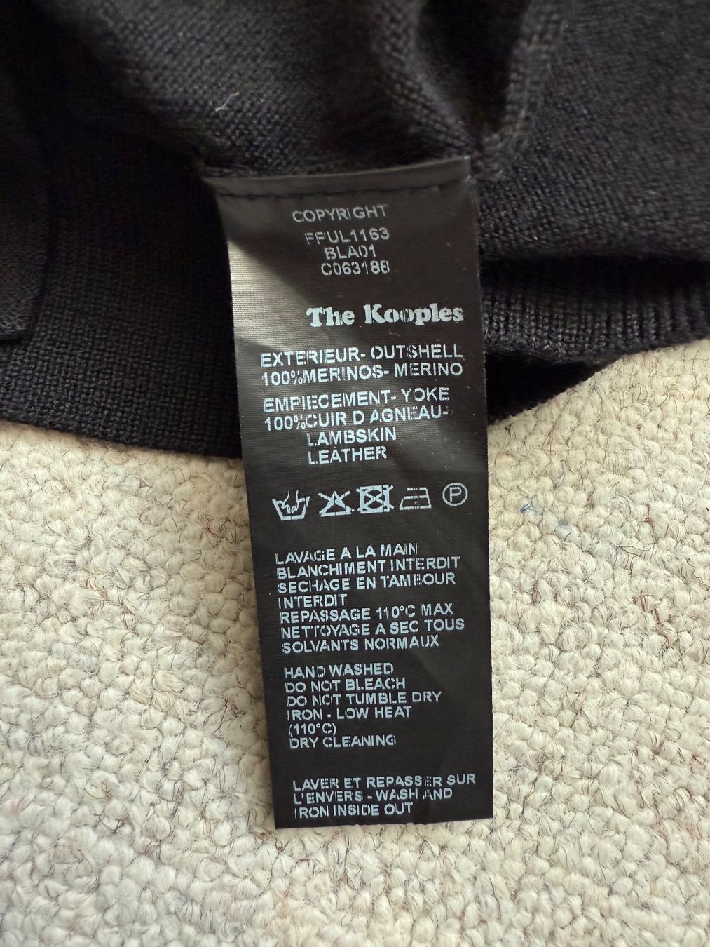 Kooples Maglioni & Felpe: Pull " The Kooples " Mérinos Noir taille 0 – Nuovo (secondo la descrizione) da Echandens venduto da pepite30 4