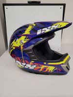 ixs  Helm HX276 Ice blau-rot-gelb XS