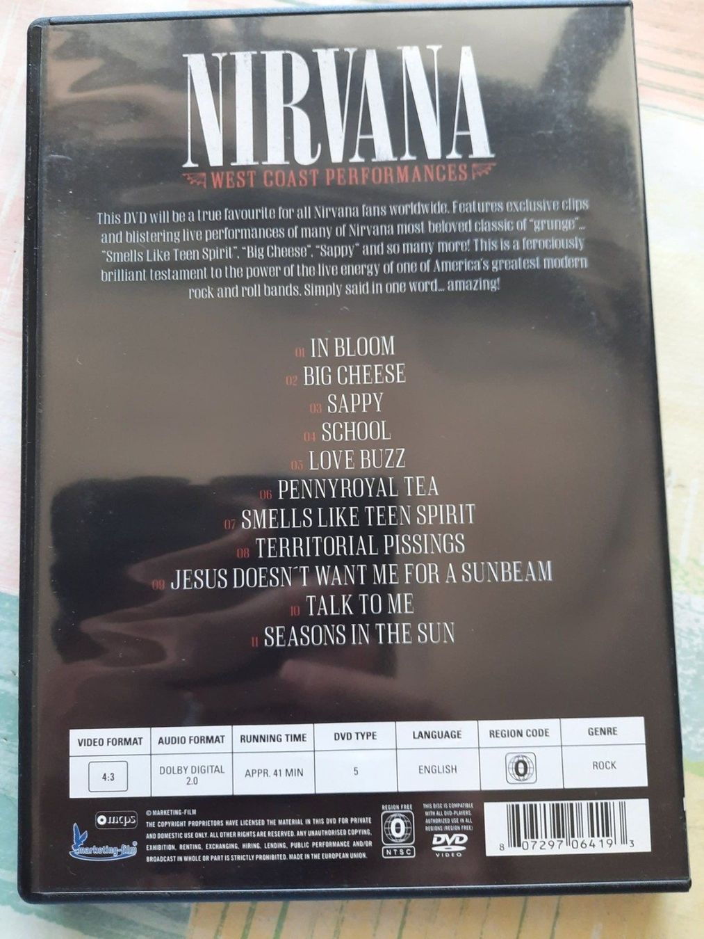 CDs: DVD Nirvana - West coast performances – Gebraucht aus Pully von bro_n52j 1