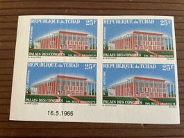 Rep. DU TSCHAD geschnitten Postfrisch ** Kongresspalast