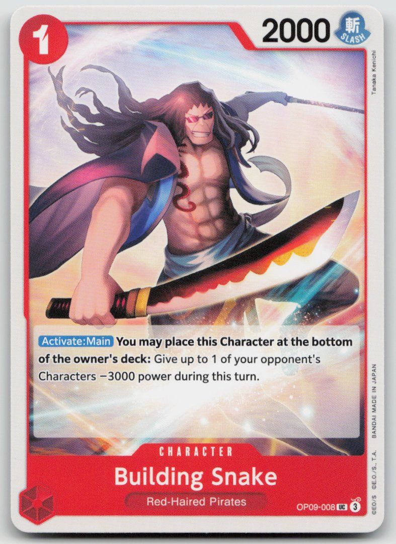 Bandai Carte collezionabili: One Piece Building Snake OP09-008 UC – Usato da Lugano venduto da VlaseCard