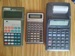 Calculatrices anciennes 70 80