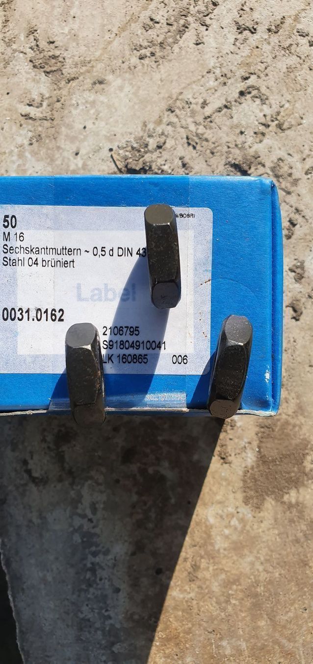 Cestini per rifiuti: sechskantmuttern M16 – Nuovo e nell'imballaggio originale da Bad Ragaz venduto da winston87 2