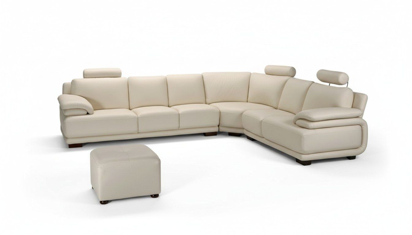Divani: Luxus Couchen Leder Neu Sofa Sitz Eck Garnitur Polster Ecke – Nuovo e nell'imballaggio originale da Zug venduto da jvmoebel-schweiz