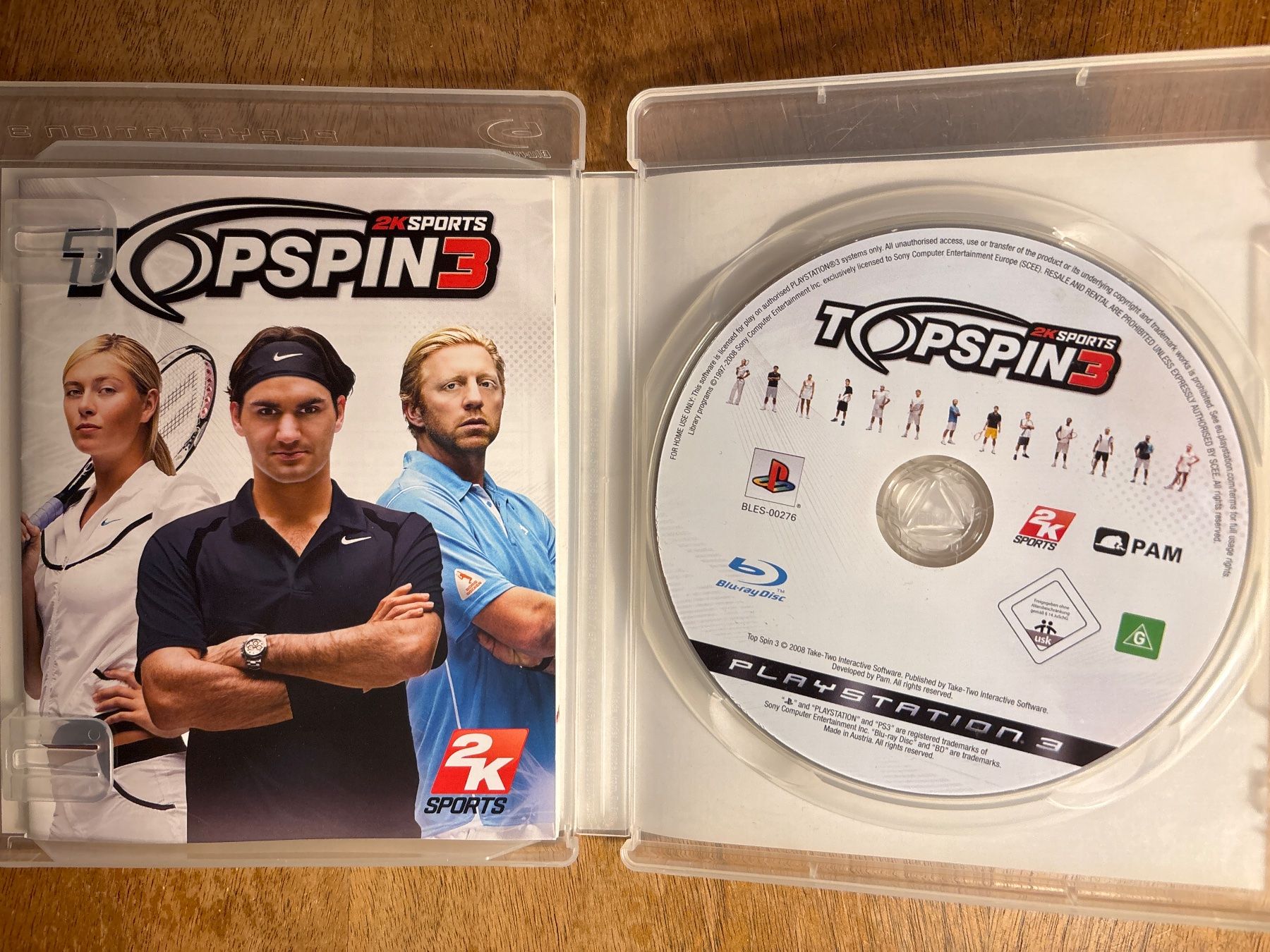 Sony Giochi: TOP SPIN 3 - Sony Playstation 3, PS3 – Usato da Zürich venduto da hiddentreasures_zh 2