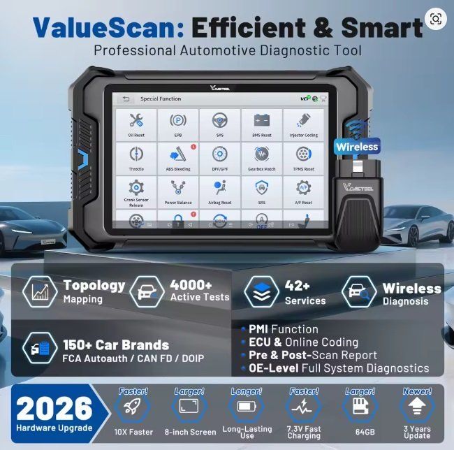 Messen: VDIAGTOOL VD80BT Car Diagnostic – Neu (gemäss Beschreibung) aus Yverdon-les-Bains von mai_sb5t 5