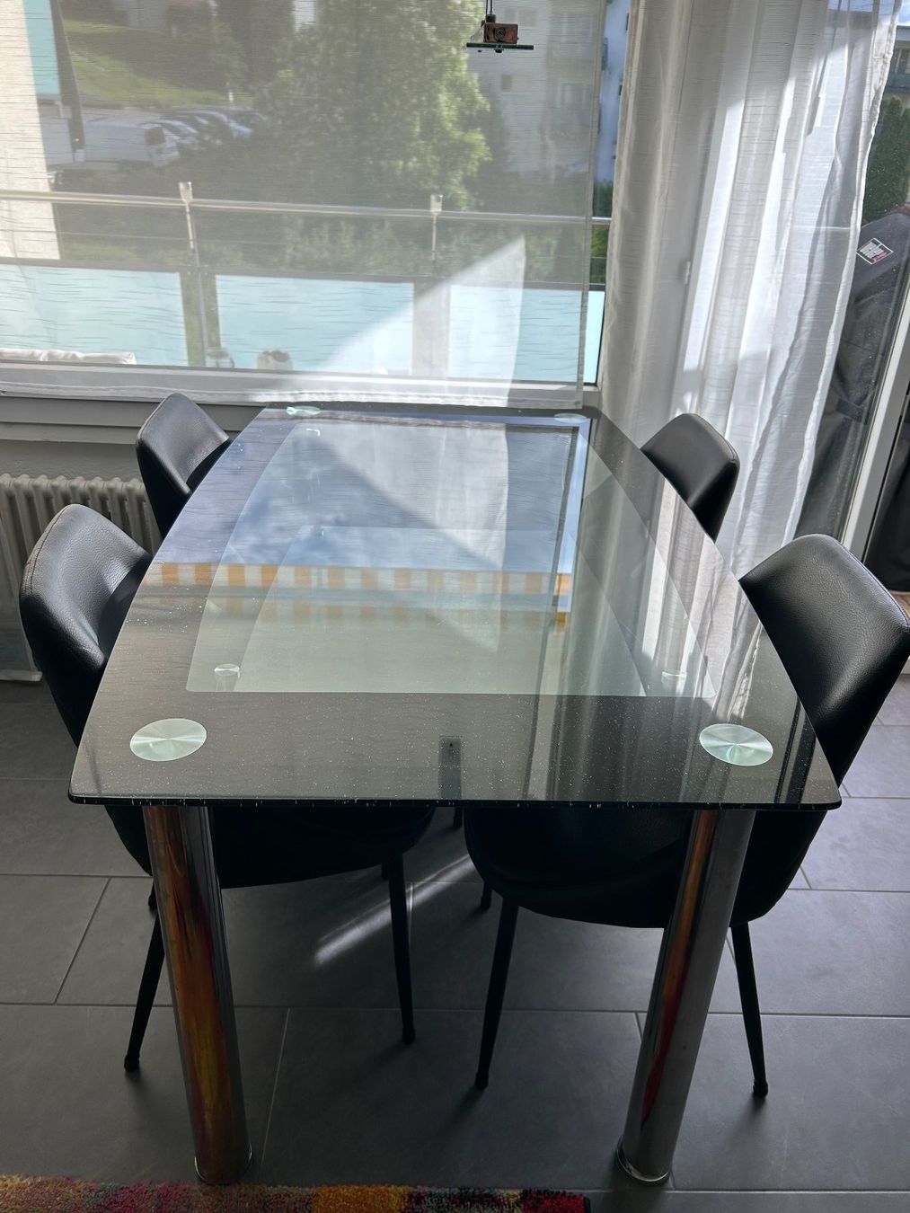 Tavoli: Esstisch aus Glas 90 x 150cm – Usato da Ebikon venduto da Pingu2810
