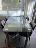 Esstisch aus Glas 90 x 150cm
