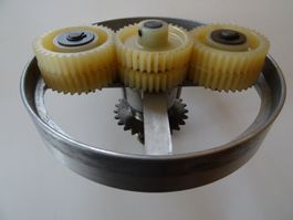 Inca Zahnradgetriebe mit Riemenscheibe Aluminium