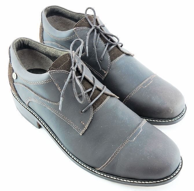 Herrenschuhe: Herren Leder Schnürschuhe Grösse EU 43 – Neu und originalverpackt aus Rengg von WSMSports