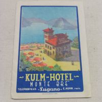 Ticino - Lugano - "Kulm - Hotel  Monte Bré"