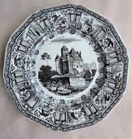Rare SÉRIE de 6 Assiettes de Collection Vues de Suisse