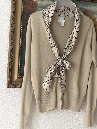 BERGDORF-GOODMAN-Gardigan Tracy Reese Silk-WolGrM(K7