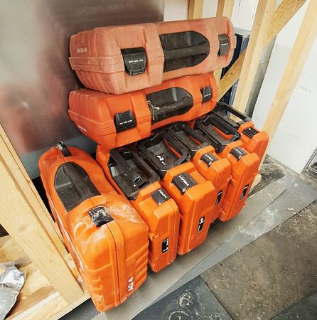 8 leere Hilti Werkzeugkoffer