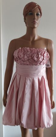 Rosa Ballkleid Gr. 38 Blumendeko Sommerkleid Abendkleid Neu
