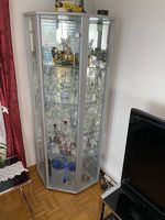 Vitrine aus Glas