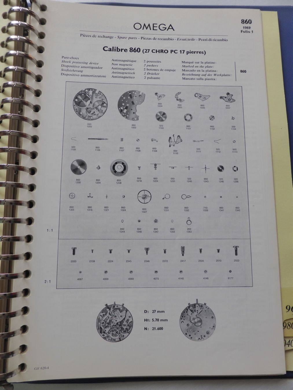 Omega Uhren: OMEGA Handbuch über Fournitouren – Gebraucht aus Gonten von luegemol 7