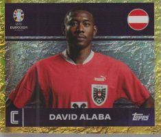 EURO 2024 Topps sticker Foil Gold  DAVID ALABA AUT 2