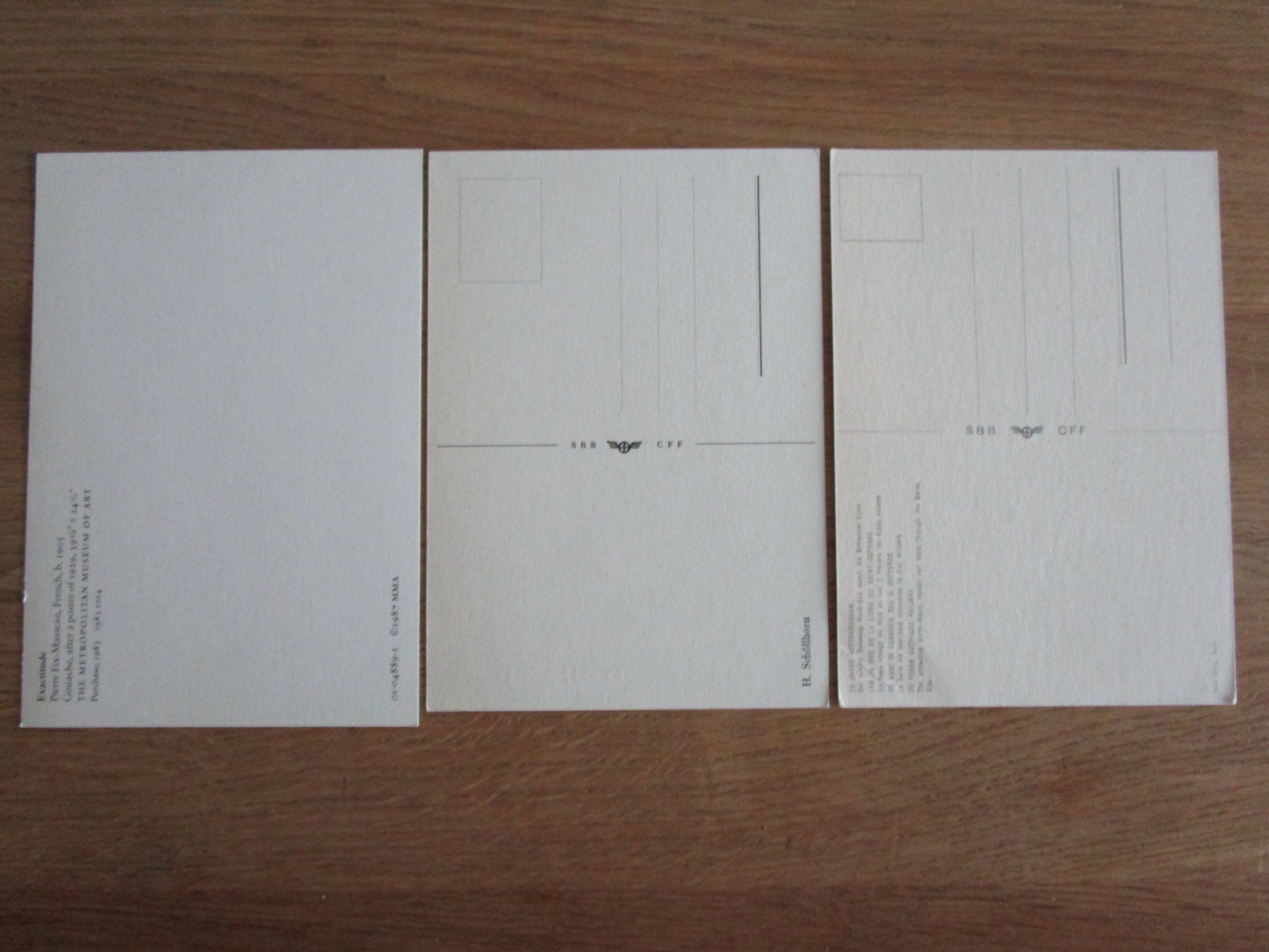 Cartoline: Lot Eisenbahnkarten (3 Stk) – Usato da Rubigen venduto da Menthe 1