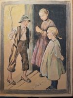 Jean Luc Aquarell 1904 signiert 21x37 cm