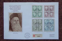 (F513) Gross - FDC 1978: Portraits Zst. Nr. 617 - 620