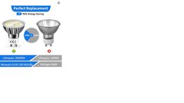 Spot gu10 LED 10 Watt = 120 Watt Alogena