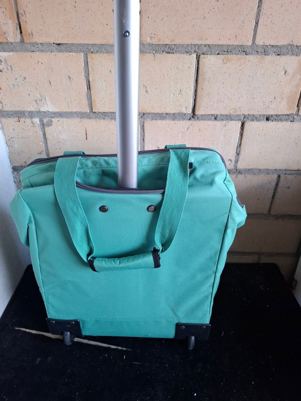 Borse: Rolltasche mit Teleskopgriff gruen gute Zustand – Usato da Schönholzerswilen venduto da clyde123 2