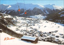 Klosters GR // Gondelbahn Madrisa Winter // Gatschiefersitz,