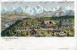 Gurten - Kulm   BE   mit Berner Alpenkette     um  1 9 0 6