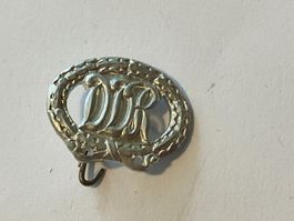 1 Anstecknadel DDR Sportabzeichen silbern