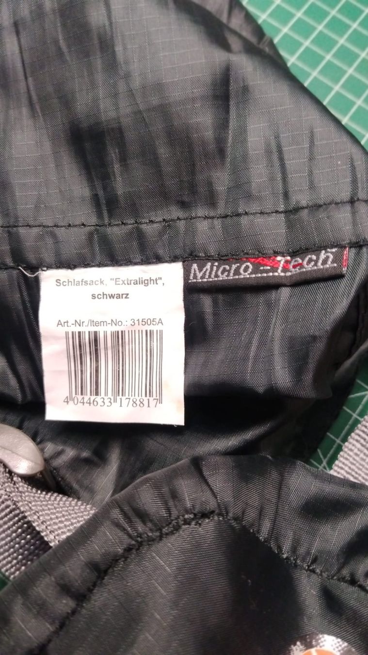 Sacchi a pelo: Schlafsack "Extralight" schwarz Fox Outdoors – Usato da Vrin venduto da gronim 2