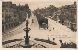 La Chaux-de-Fonds (NE) – Rue Léopold-Robert und Stadttram
