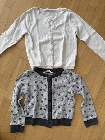 2er Set Mädchen Strickjacken, Grösse 98/104, Top Zustand!