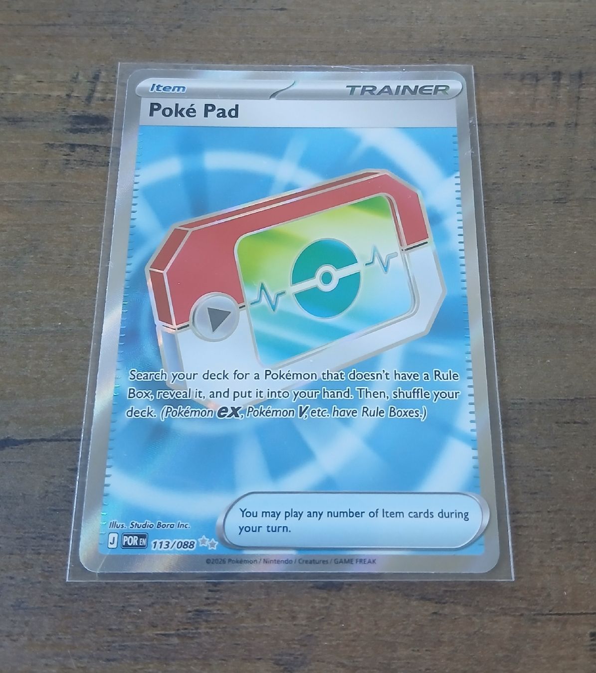 Pokémon Sammelbilder & Trading cards: Poké Pad 113/088 – Neu (gemäss Beschreibung) aus Märwil von Chi_87pp