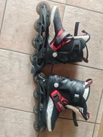 Inlineskates K2 Moto M Grösse 44 gebraucht schwarz rot