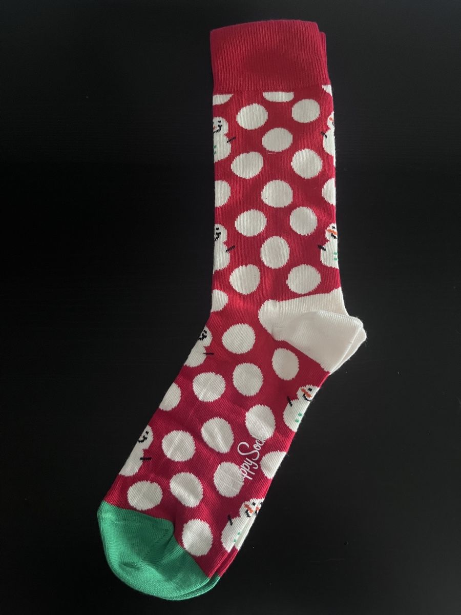 Happy Socks Socken: Happy Socks Schneemann Muster – Neu (gemäss Beschreibung) aus Herzogenbuchsee von Adgam