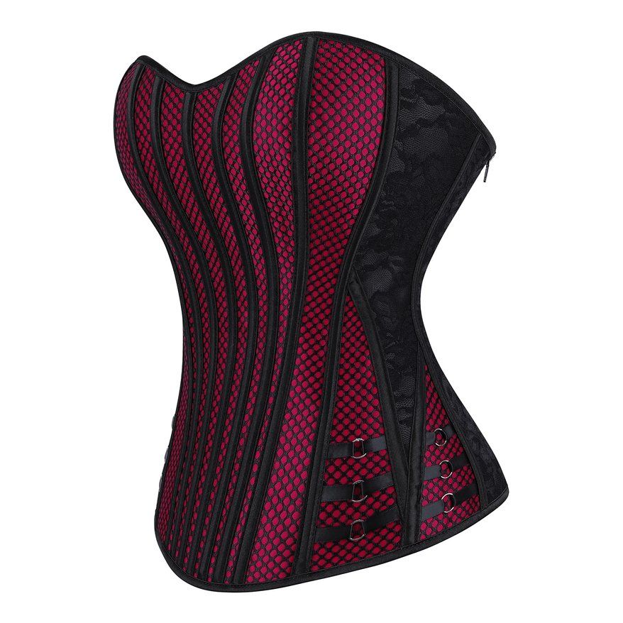 Bordeau Steampunk Bustier Korsett - S M L XL XXL (Neuf avec emballage d ...