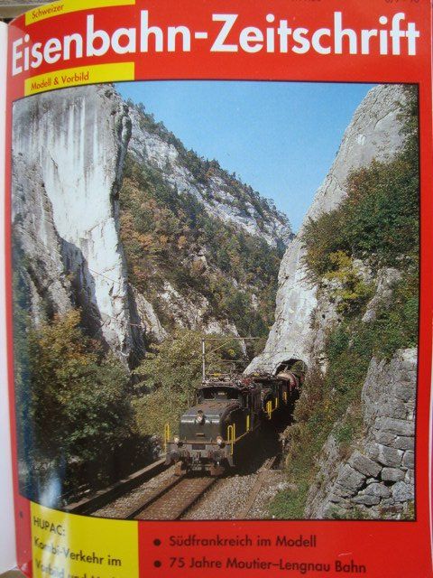 Riviste & Magazine: Eisenbahn Zeitschrift modell + vorbild, 8/9-90 – Usato da Thun venduto da Abigboss