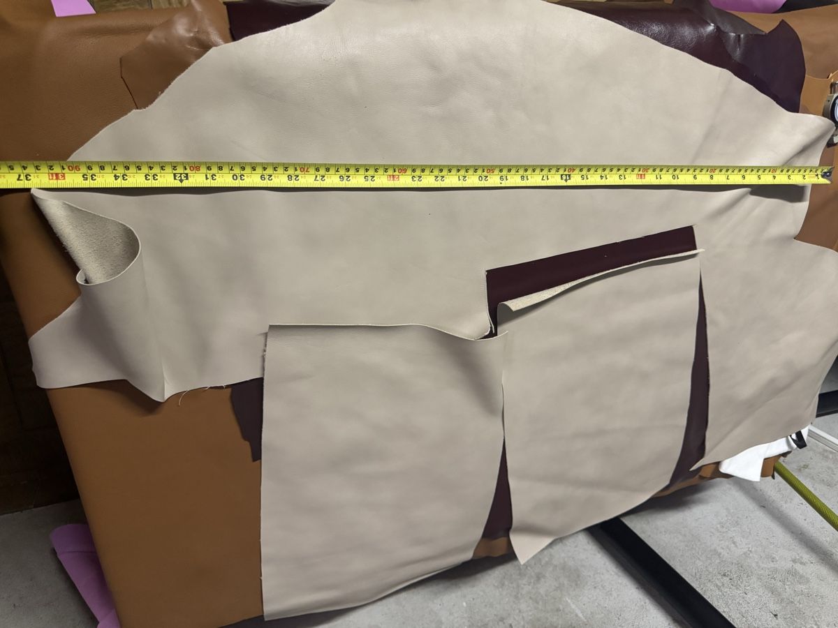 Tissus: Cuir/ leder, beige gris/1.2mm, 3 pieces – Neuf avec emballage d'origine à Veyras par ValClasse 2