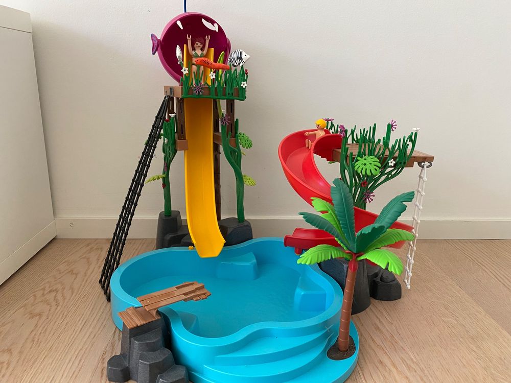 Playmobil Aqua Park Mit Rutschen Kaufen Auf Ricardo 1838