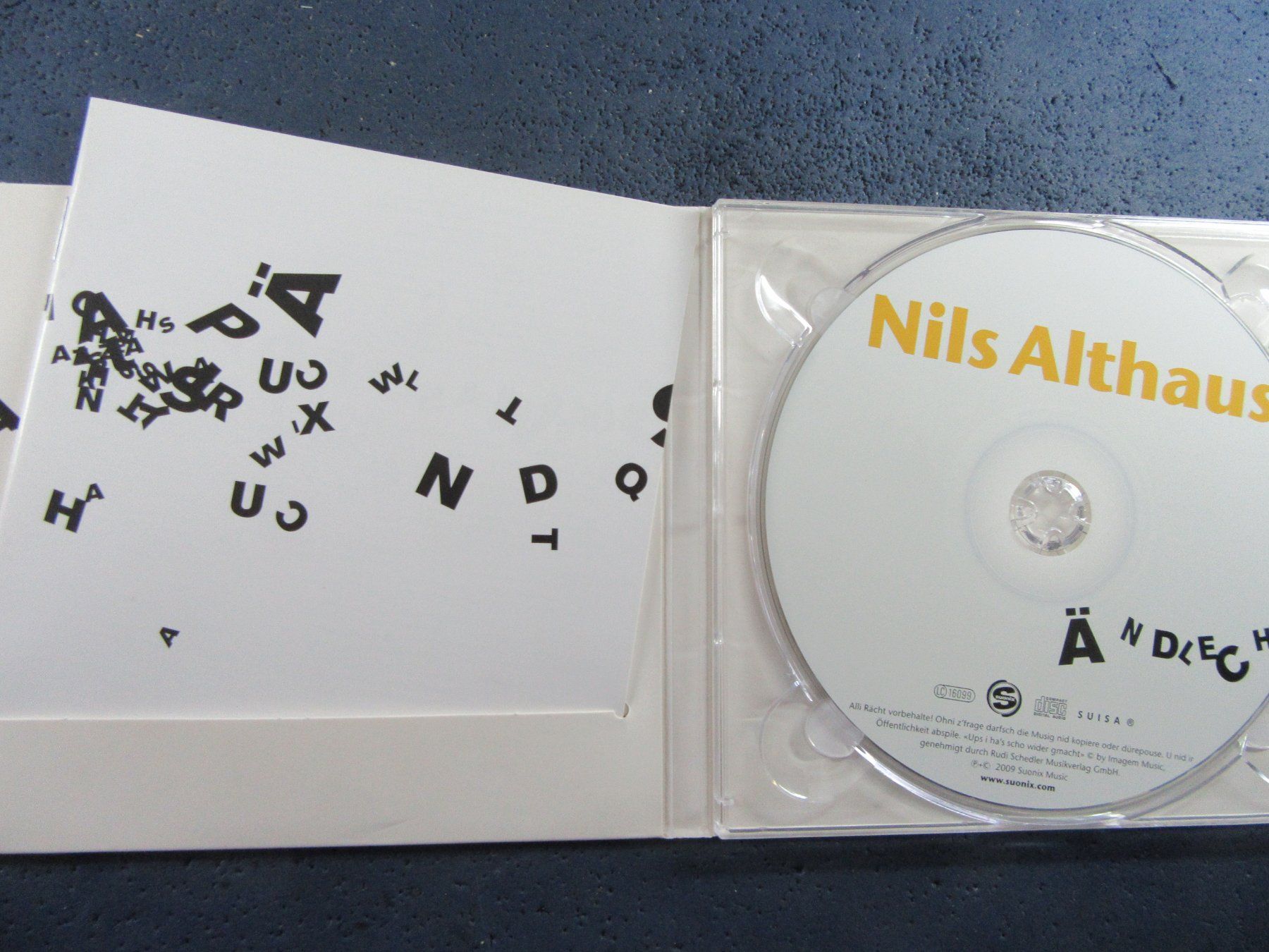 CD: NILS ALTHAUS " ÄNDLECH " PROMO-CD SUISA – Usato da Ettingen venduto da Hausi4711 1