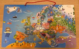 Puzzle pays Europe pièces aimantées neuf